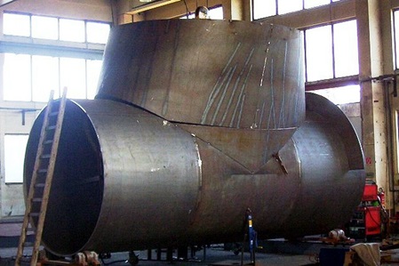 Hosenrohr für Industrie- und Anlagenbau