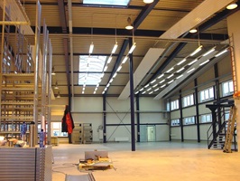 Neubau einer Fertigungshalle, Funkwerk Dabendorf