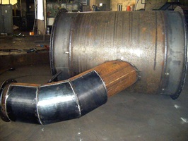 Übergangsstück für Entstaubung, ARCELOR Eisenhüttenstadt