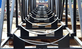 Vormontage auf der Baustelle
