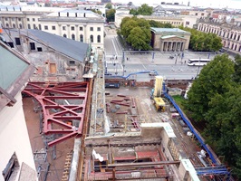 Montage liegendes Fachwerk