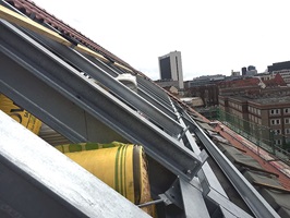 Stahlbau Dachtragwerk, feuerverzinkt