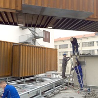 Montage auf Traggestellen aus Stahl