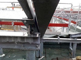 Schinkelplatz Berlin, Stahlbau Dach Schraubverbindungen