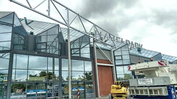 Vordach Nord, Raumfachwerk