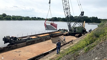 Brücke Trockendock in Eisenhüttenstadt