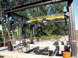 Stahlkonstruktionen für Schieberhaus